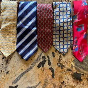 Lot Of 15 Random Mens Neck Ties  Assorted Bundle Mix
